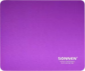 Коврик для мыши Sonnen 220x180x3мм фиолетовый фото