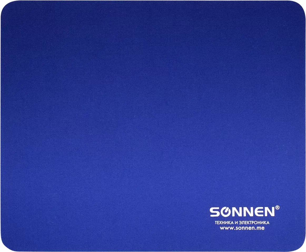 Коврик для мыши Sonnen 220x180x3мм синий Коврик для мыши Sonnen 220x180x3мм синий фото
