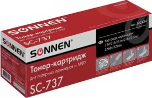 Картридж Sonnen SC-737 (аналог HP CF283X, Canon 737) фото