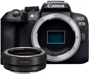 Фотоаппарат Canon EOS R10 Body + адаптер крепления EF-EOS R фото