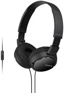 Наушники Sony MDR-ZX110AP (черный) фото