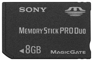 Карта памяти Sony Memory Stick Pro Duo 8 GB с адаптером MSX-M8GS фото