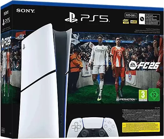Игровая приставка Sony PlayStation 5 Slim CFI-21XX (2 ревизия, с дисководом) + FC 26 (цифровой ключ) фото 2