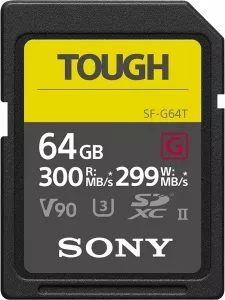 Карта памяти Sony TOUGH SDXC 64Gb (SF-G64T) фото