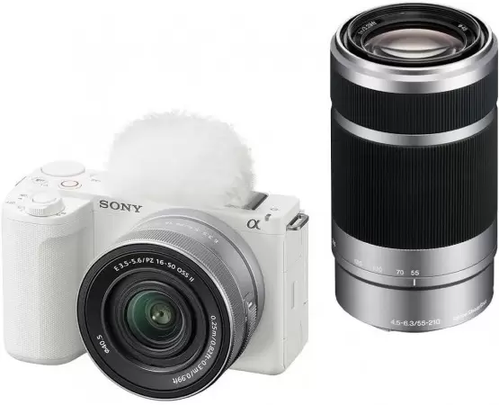 Sony ZV-E10 II Double Kit 16-50mm + 55-210mm (белый)