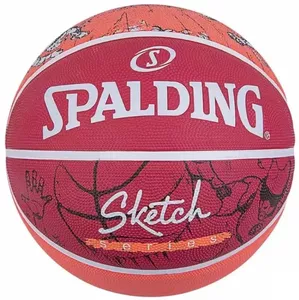 Баскетбольный мяч Spalding Sketch red фото