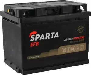 Аккумулятор Sparta EFB 6СТ-65 R+ (65Ah) фото