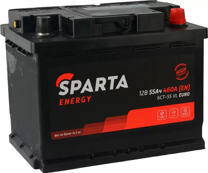 Sparta Energy 6СТ-55 R+ (55Ah)