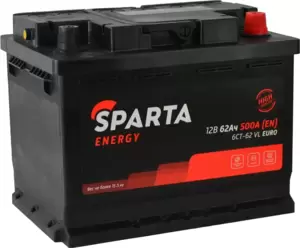 Аккумулятор Sparta Energy 6СТ-62 R+ (62Ah) фото