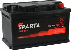 Аккумулятор Sparta Energy 6СТ-74 R+ (74Ah) фото
