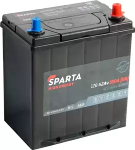 Аккумулятор Sparta High Energy Asia 6СТ-42 R+ (42Ah) фото