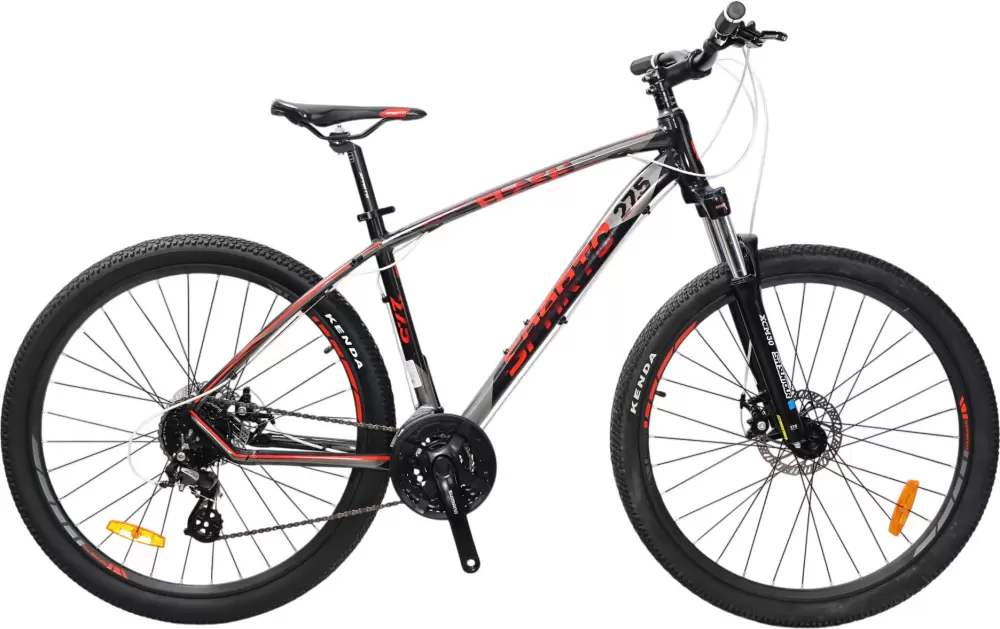 Sparto Flash 27.5 р.18, (глянцевый черный/красный)