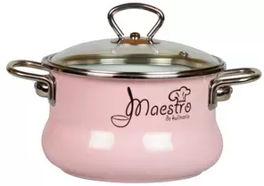 Кастрюля СтальЭмаль Maestro 8SO205S (розовый)