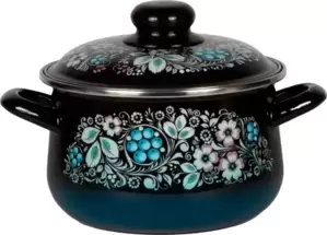 Кастрюля СтальЭмаль Вологодский сувенир 1с45я фото