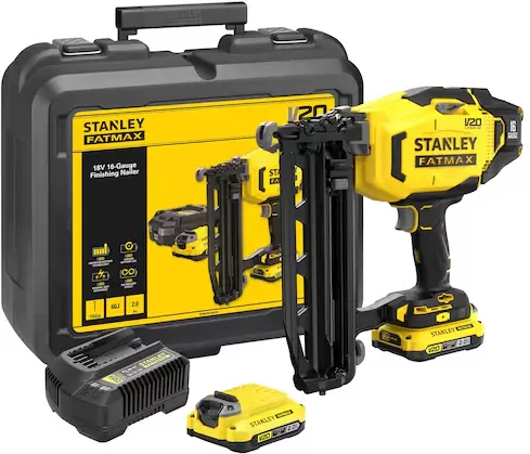 Аккумуляторный гвоздезабиватель Stanley SFMCN616D2K фото