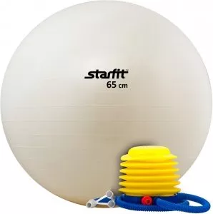 Мяч гимнастический Starfit GB-102 65 см white фото