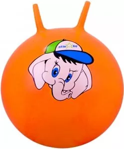 Мяч гимнастический Starfit GB-401 45 см с рожками orange фото