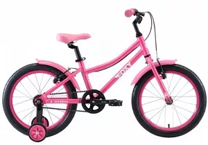 Детский велосипед Stark Foxy 18 girl (розовый/белый, 2020) фото