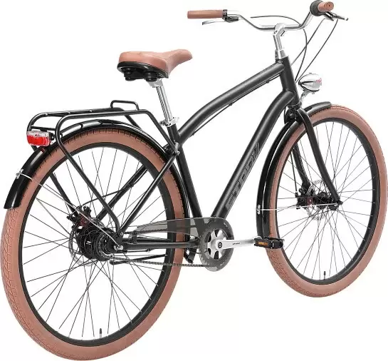 Велосипед Stark Comfort Man 28 D 8 speed р.16 HQ-0017938 2025 (черный матовый/темно-серый) фото 2