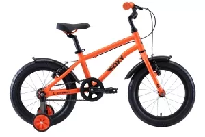 Детский велосипед Stark Foxy 16 boy (оранжевый/черный, 2020) фото