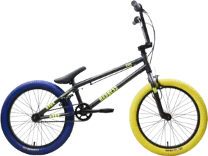 Stark Madness BMX 1 2025 (графит матовый/желтый/синий)