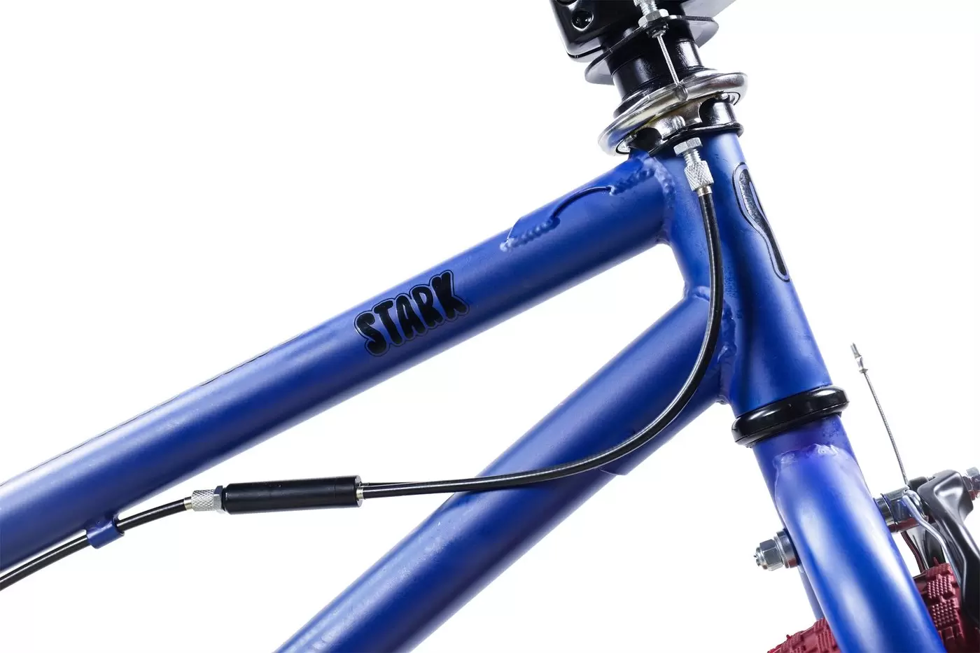 Велосипед Stark Madness BMX 2 2025 (фиолетовый/матовый черный/бургунди) фото 3