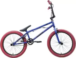 Велосипед Stark Madness BMX 2 2025 (фиолетовый/матовый черный/бургунди) фото