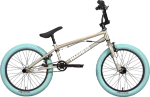 Велосипед Stark Madness BMX 3 2023 (песочный/белый/голубой) фото