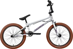 Велосипед Stark Madness BMX 3 2023 (серебристый/фиолетовый/коричневый) icon