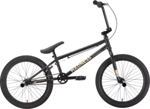 Велосипед Stark Madness BMX 4 2022 (черный/золотистый) фото