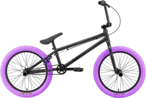 Велосипед Stark Madness BMX 4 2025 (серо-фиолетовый/черный/фиолетовый) фото