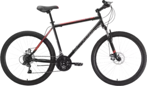 Велосипед Stark Outpost 26.1 D Steel р.18 2022 (черный/красный) фото