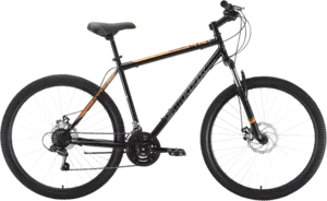 Велосипед Stark Outpost 27.1 D Steel р.20 2022 (черный/оранжевый) фото