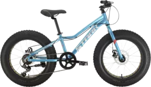 Детский велосипед STARK Rocket Fat 20.1 D 2022 (11, голубой/белый) фото