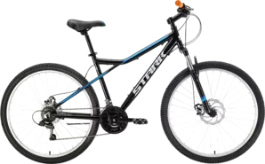 Велосипед Stark Slash 27.1 D р.16 2022 (черный/голубой) фото