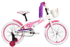 Детский велосипед Stark Tanuki 18 Girl 2023 (фиолетовый/белый) фото
