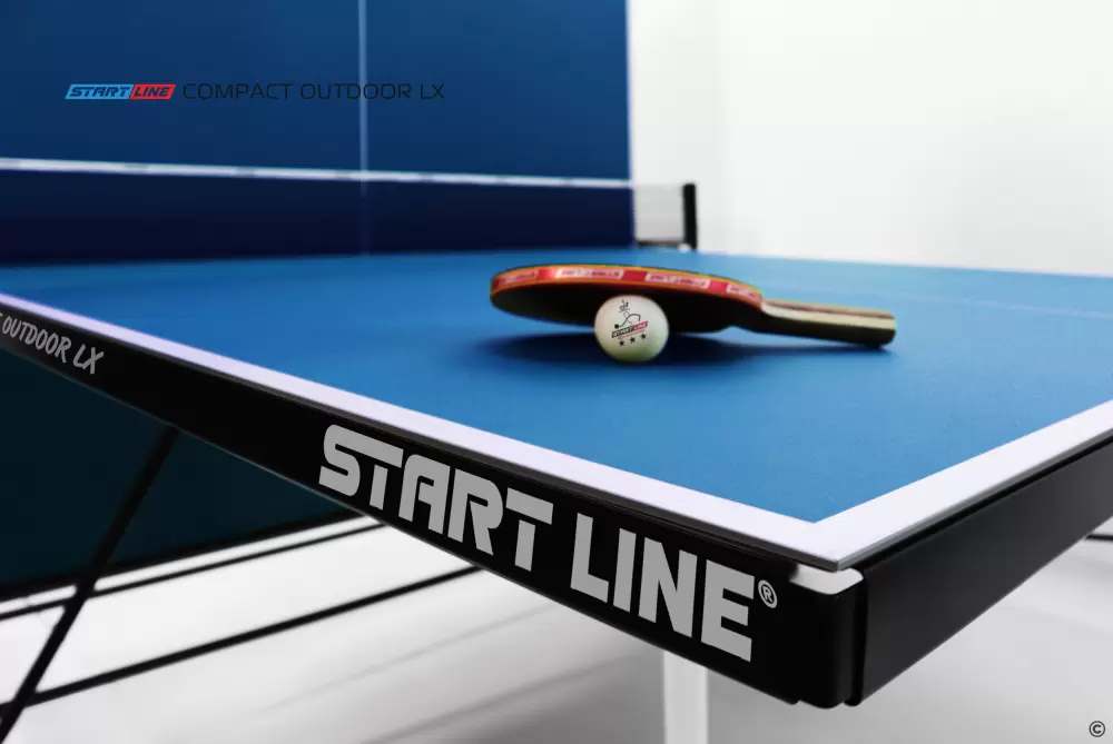 Теннисный стол Start Line Compact-2 LX Всепогодный (Синий) фото