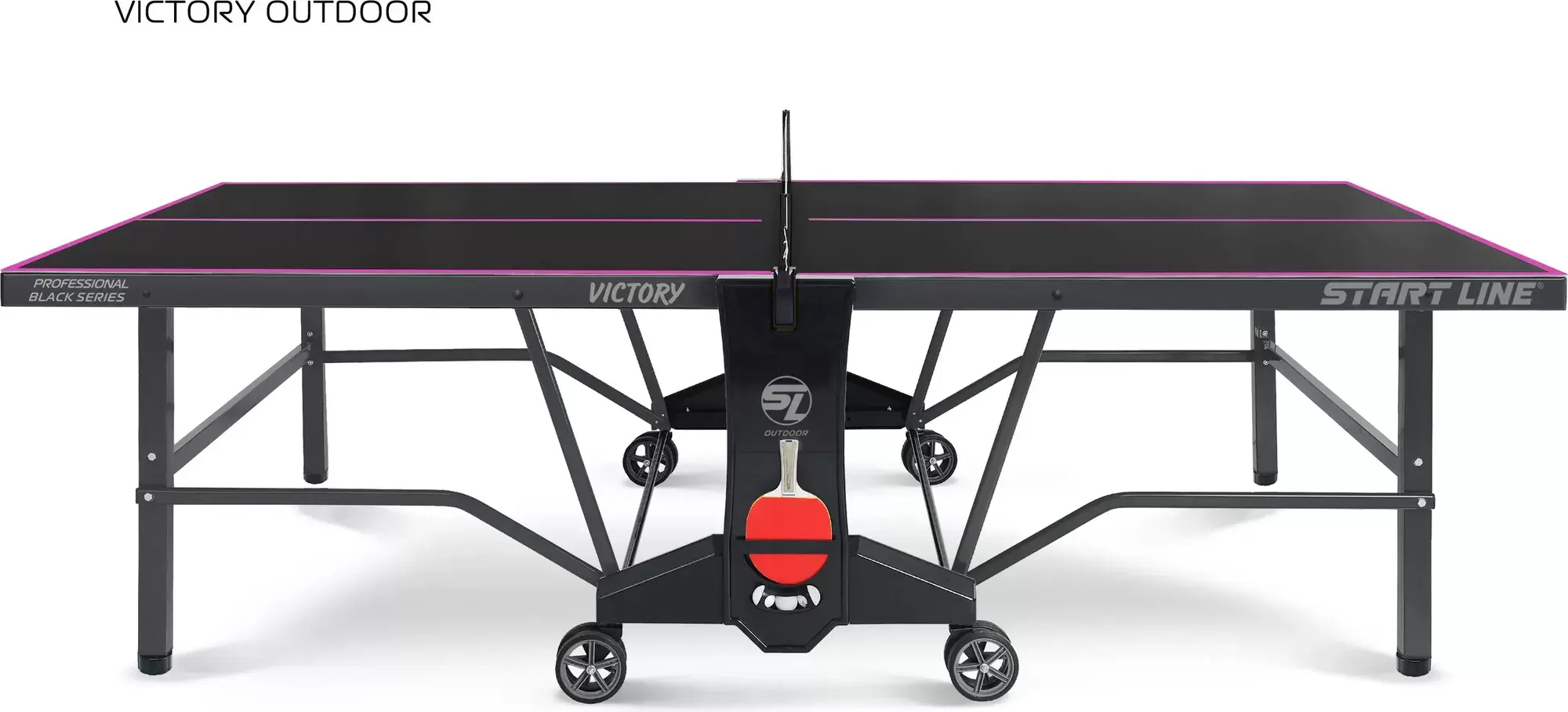 Теннисный стол Start Line Victory 6 6063-2 (черный) фото