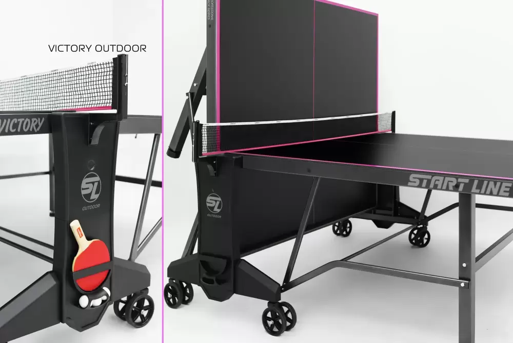 Теннисный стол Start Line Victory 6 6063-2 (черный) фото