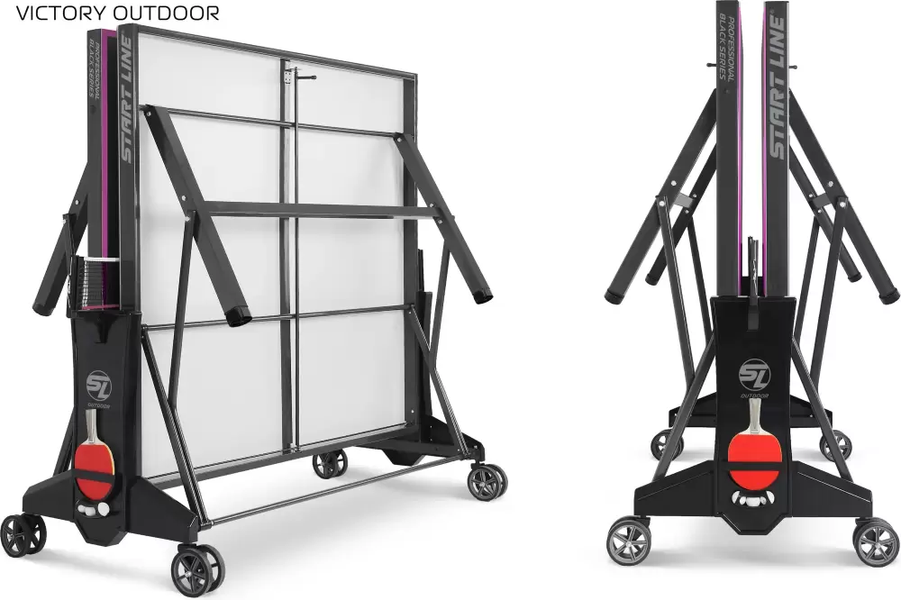 Теннисный стол Start Line Victory 6 6063-2 (черный) фото