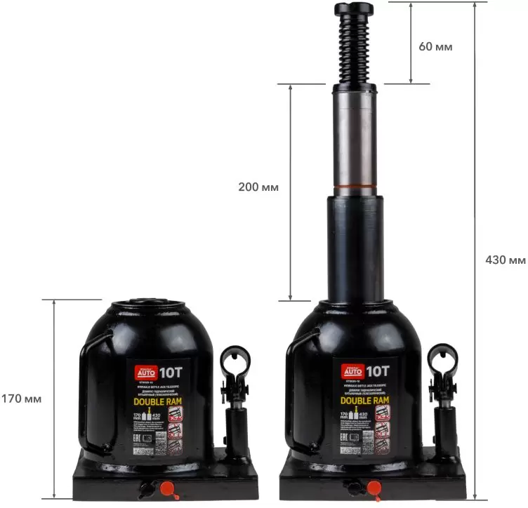 Домкрат Startul ST8026-10 (10т) фото