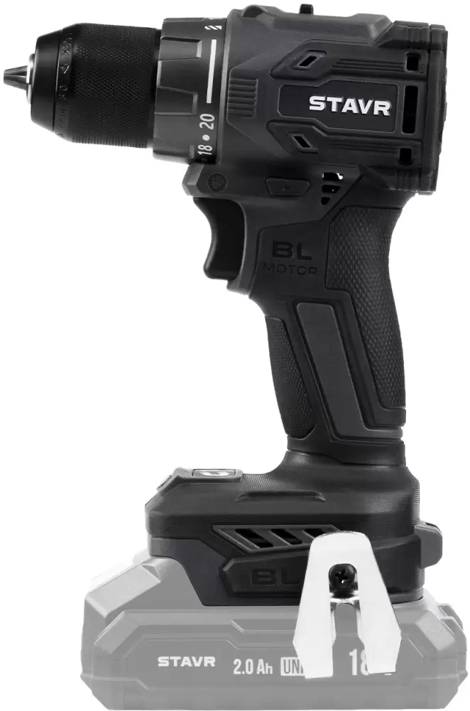 Дрель-шуруповерт аккумуляторная Ставр 18V UNI-M SDD 18BL фото