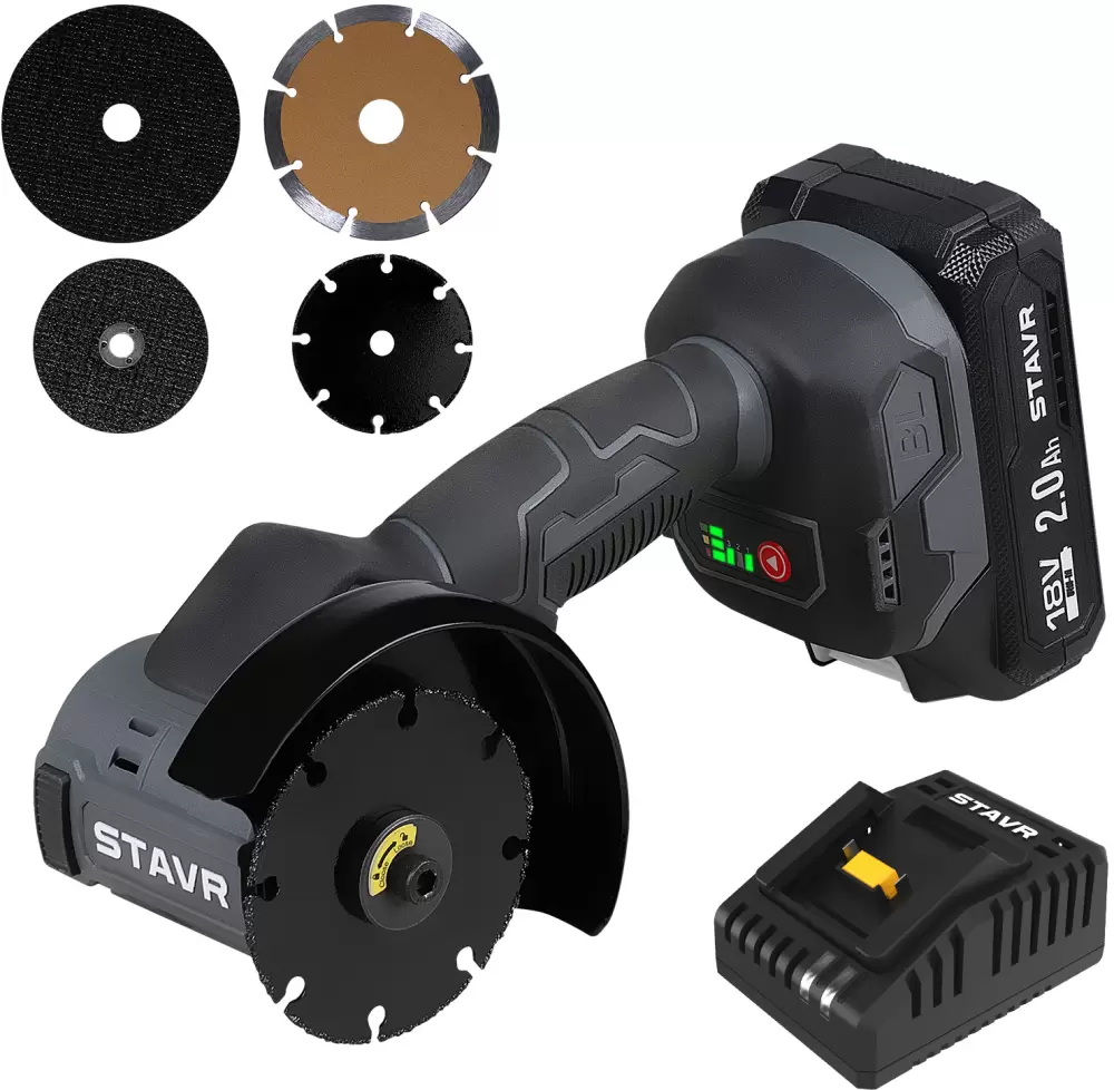 Угловая шлифовальная машина Ставр SAG 18BL-76V-1 фото