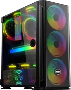 Корпус Soeyi AX1-B10 Tempered Glass фото