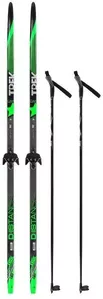Комплект беговых лыж STC Step SNS WD (RE) автомат 185/145 (зеленый) фото