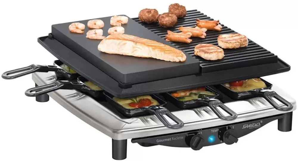 Раклетница Steba RC 4 plus DELUX chrom фото 2