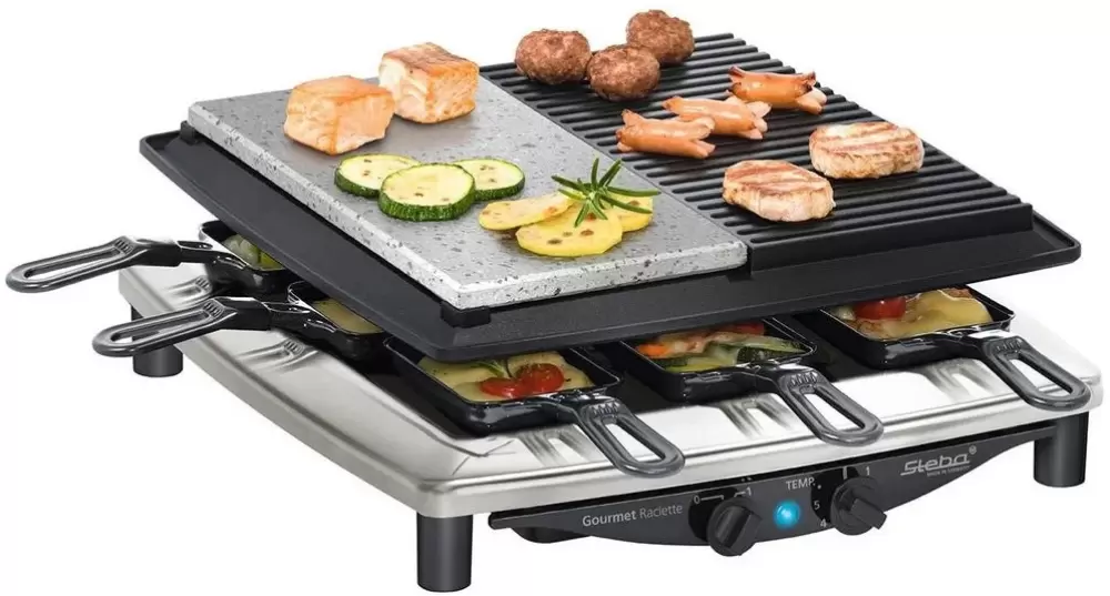 Раклетница Steba RC 4 plus DELUX chrom фото 3