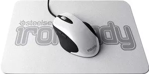 Компьютерная мышь и коврик SteelSeries Iron Lady Bundle White фото