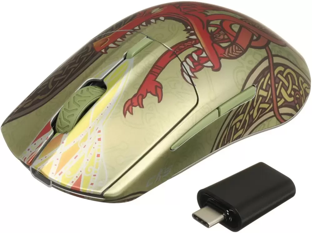 Игровая мышь SteelSeries Wireless Gaming CS2 Dragon Lore Edition фото 2