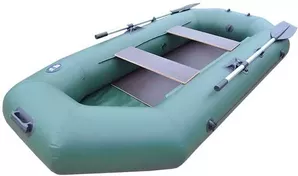 Моторно-гребная лодка Stella S260T (слань-книжка 130см, зеленый) фото